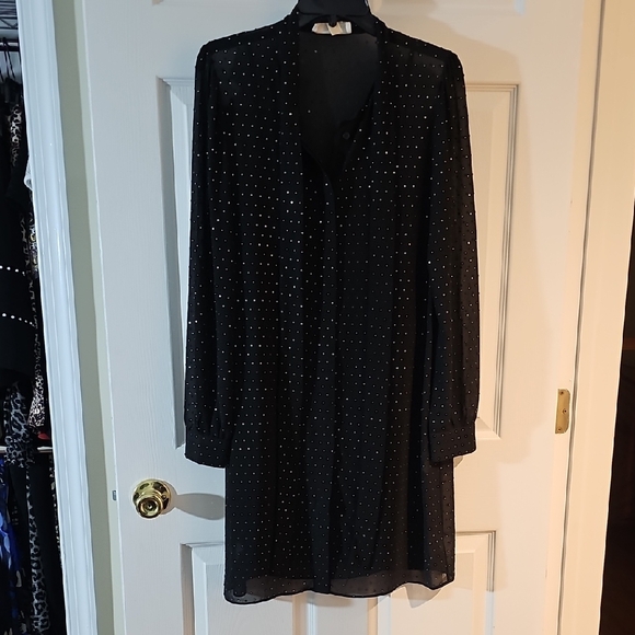MICHAEL Michael Kors Dresses & Skirts - Elegant Black Michael Michael Kors Dress with Sparkle